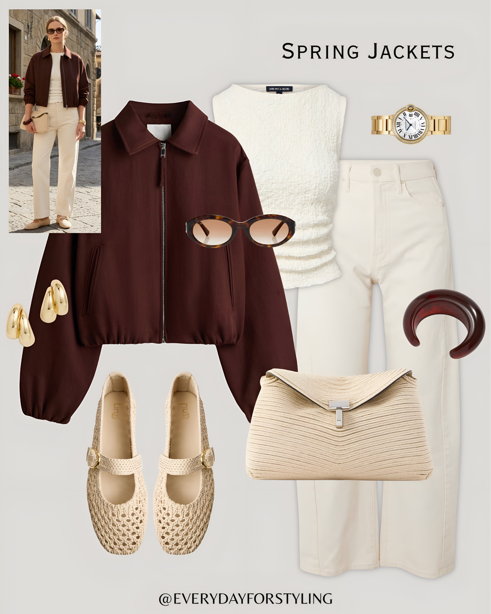 Rich tones, soft textures and a quiet confidence that speaks volumes 🍷

spring jacket outfit, outfit ideas for women, elevated casual style, effortless style outfits, smart casual women outfits, quiet luxury outfits, chic everyday outfits, European style fashion, how to look expensive, spring outerwear women, capsule wardrobe essentials, spring summer outfits 2026, put together outfits women, affordable luxury fashion, what to wear this week, suede jacket outfit women, bomber jacket styling, houndstooth jacket outfit, spring layers women, polished casual looks, everydayforstyling 

#SpringJacketOutfit, #SpringOuterwearWomen, #QuietLuxuryStyle, #ElevatedCasualLook, #BomberJacketStyling

#LTKgrwm #LTKSaleAlert #LTKTravel