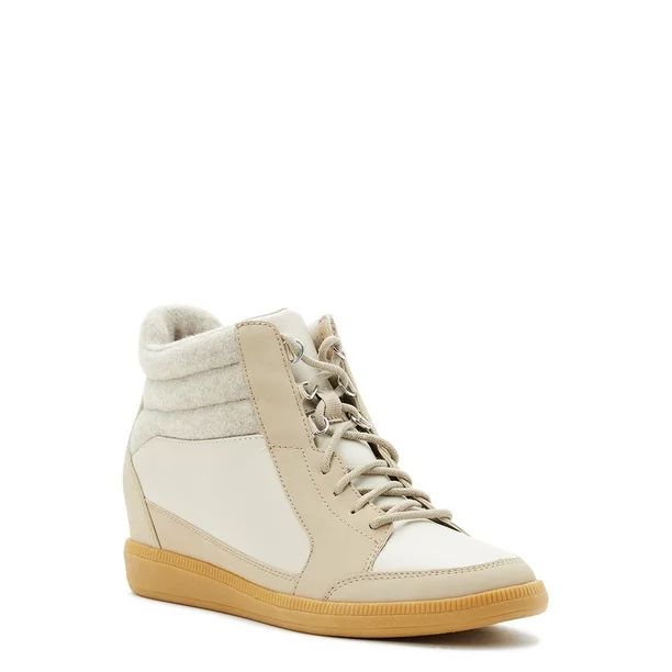 Time and Tru Women's Knit High-Top Sneakers - Walmart.com | Walmart (US)