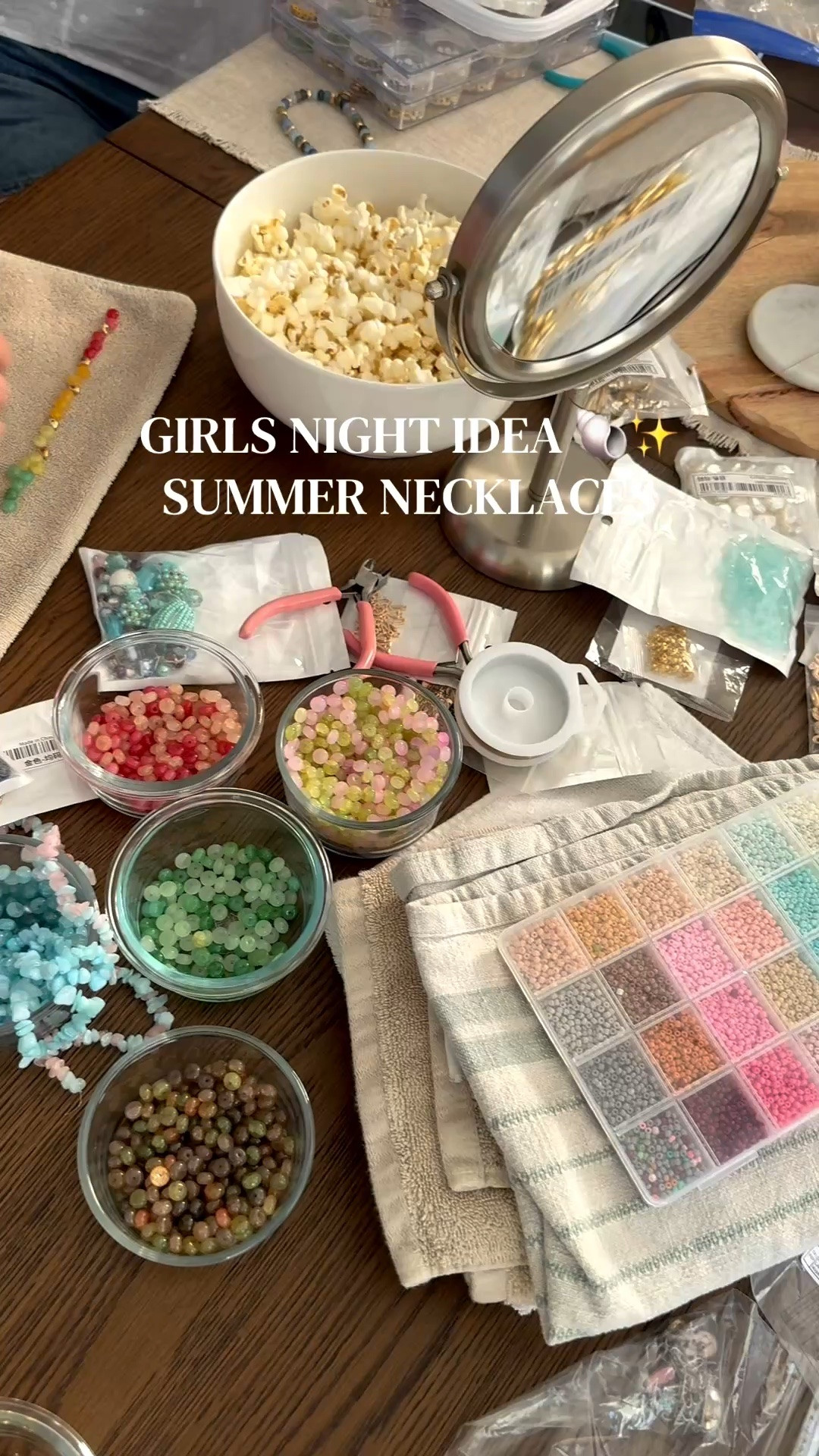 The best summer activity for a girls night or craft night is making these summer beaded necklaces !! ￼

#LTKSeasonal #LTKTravel #LTKBeauty