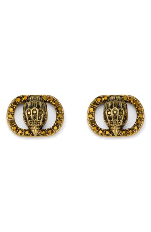 Kurt Geiger London Chelsea Eagle Stud Earrings in Brass at Nordstrom | Nordstrom