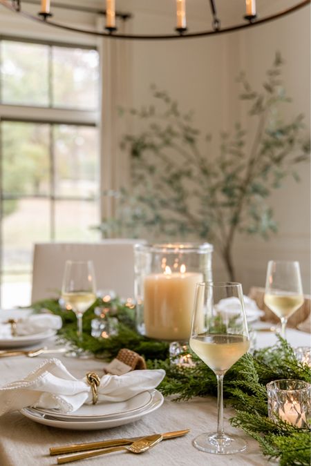 Last year’s thanksgiving table is still a classic and favorite. 
Garland Candle hurricane hosting place cards flatware 

#LTKHoliday #LTKhome #LTKSeasonal