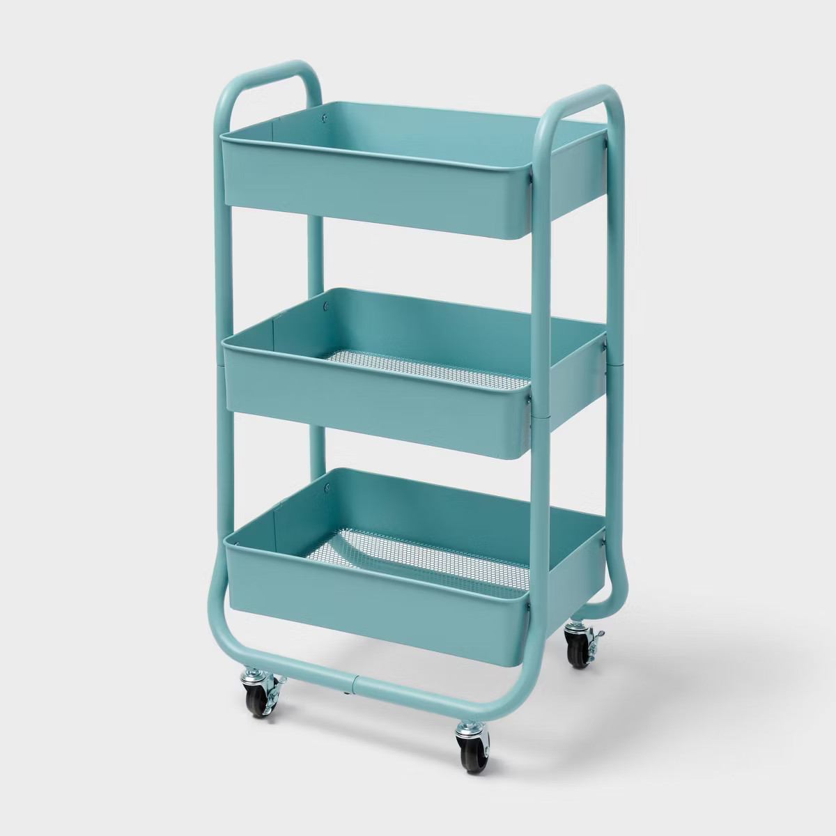 3 Tier Metal Utility Cart Blue - Brightroom™ | Target