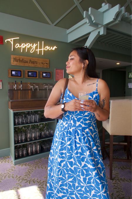 Tappy Hour at The Portofino Hotel! Wearing a chic, blue dress, perfect for summer and spring weddings 🩵💙🤍

#LTKParties #LTKTravel #LTKStyleTip