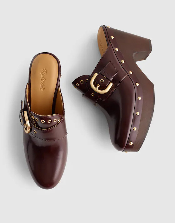 The Wes Buckle-Strap Clog | Madewell | Madewell