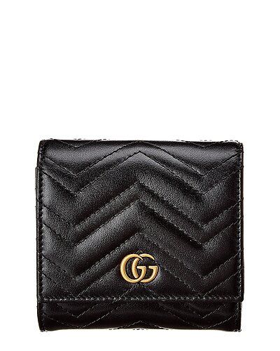 Gucci GG Marmont Matelasse Leather French Wallet | Gilt