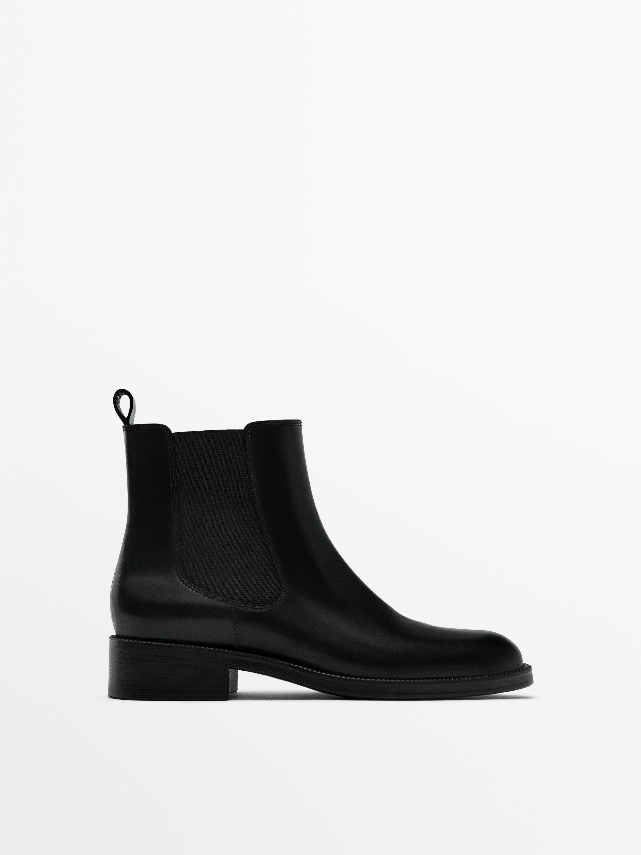 Flat Chelsea boots | Massimo Dutti US
