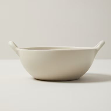 HANDLE SERVING BOWL, IVORY | Indigo (CA)