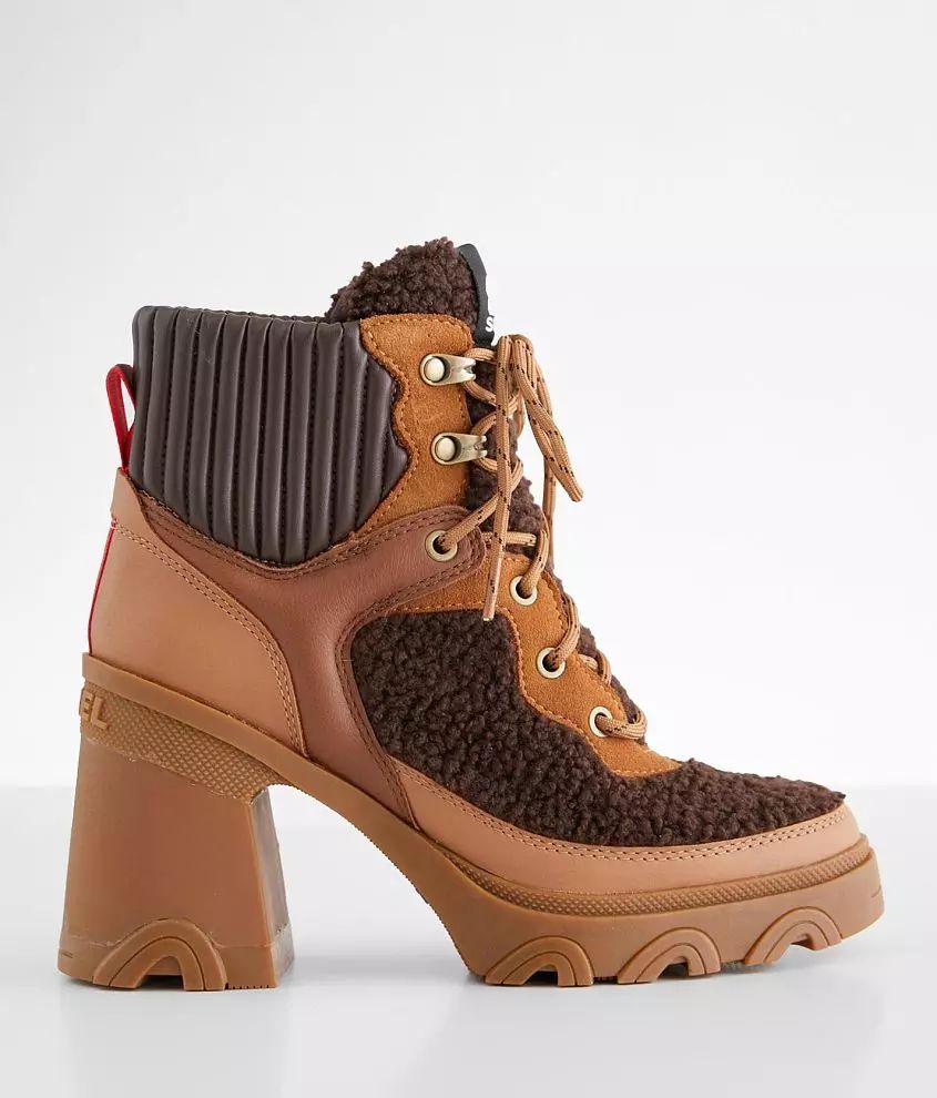 Brex™ Cozy Heeled Leather Boot | Buckle