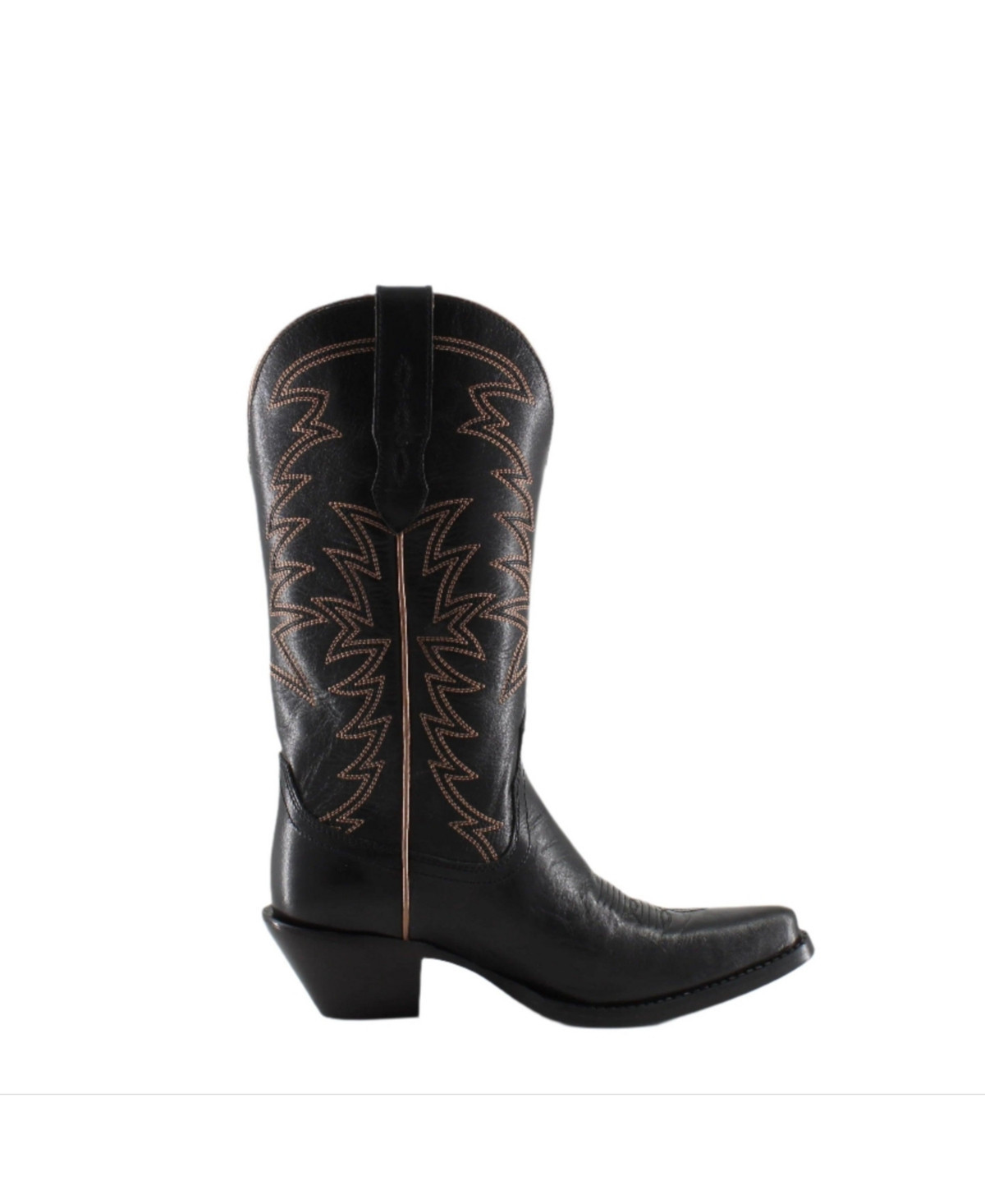 Isabella Leather Cowgirl Boots - Stylish Western Footwear & Comfort By Buck & Brana - Black | Macy's