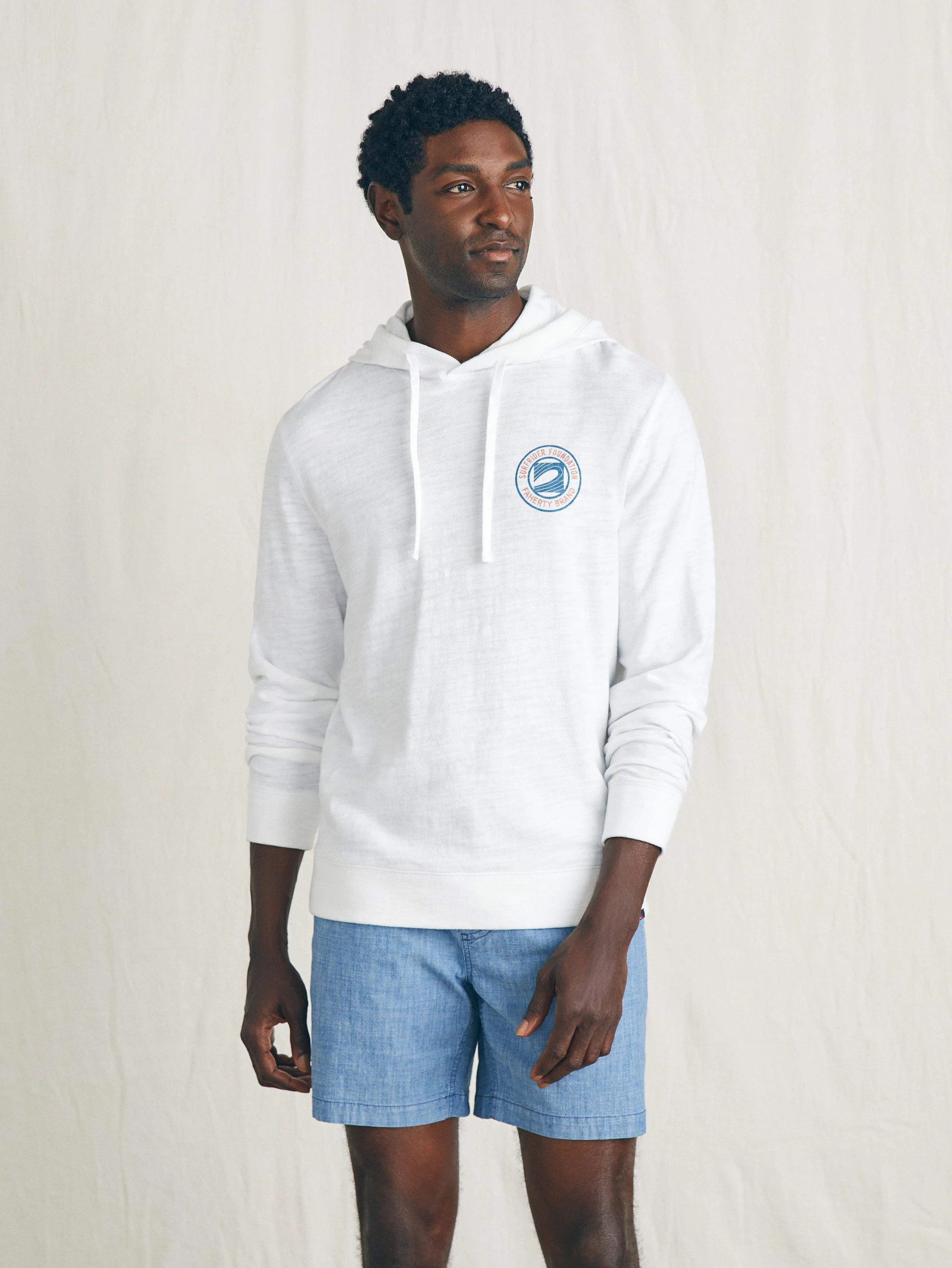 Surfrider Sunwashed Slub Hoodie | Faherty