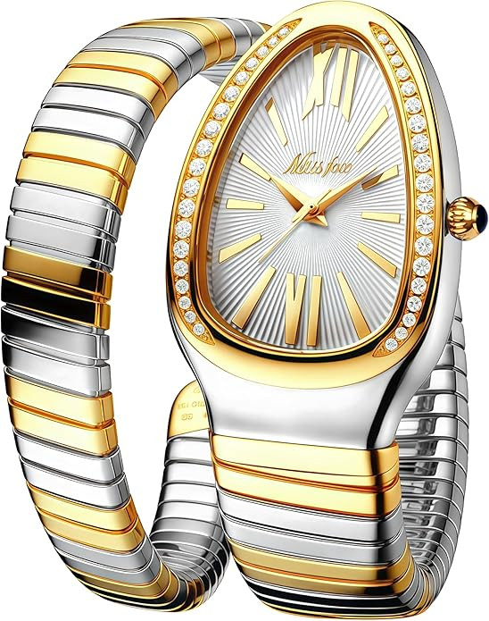 MASTOP Snake Face Watch for Women Snake Shape Face Women Watches Ladies Watches Waterproof Steel ... | Amazon (US)