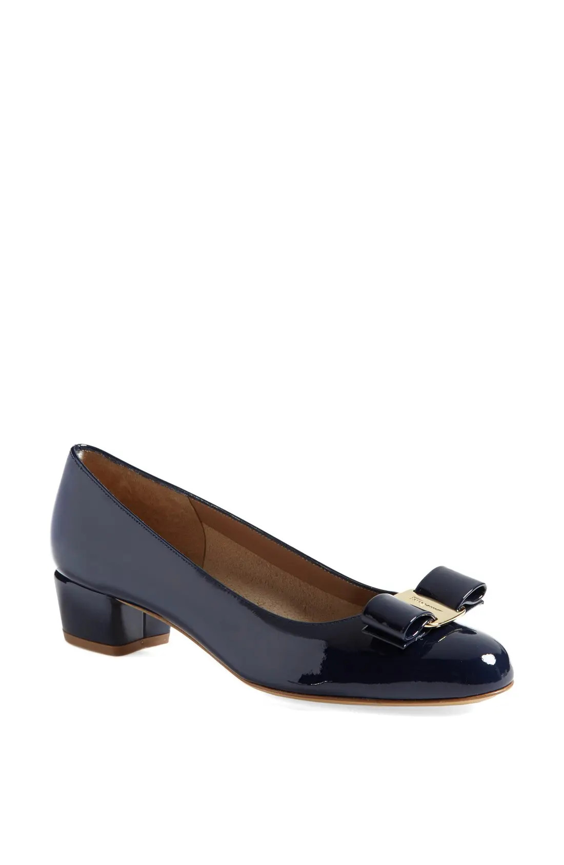 Women's Salvatore Ferragamo Vara Pump, Size 5 B - Blue | Nordstrom