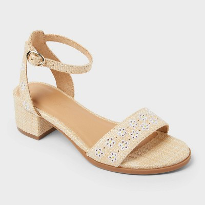 Kids' Shirley Dress Heels - Cat & Jack™ Tan 13 | Target