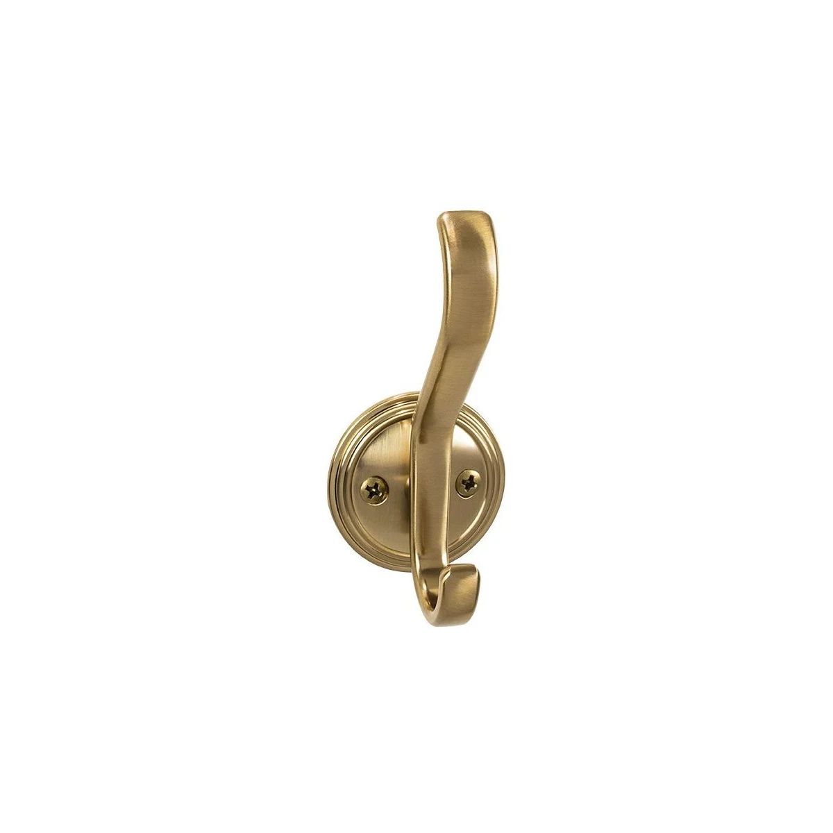 Reeded Wall Mounted Double Robe Hook from the Hooks Collection | Build.com, Inc.