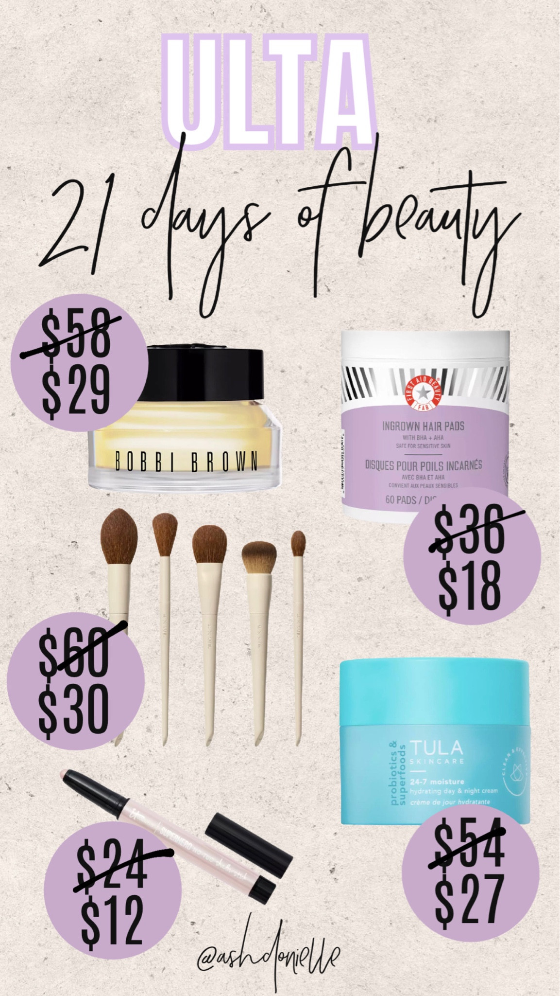 Last day of Ultas 21 days of beauty! 50% off these items today only

#LTKFind #LTKbeauty #LTKunder50