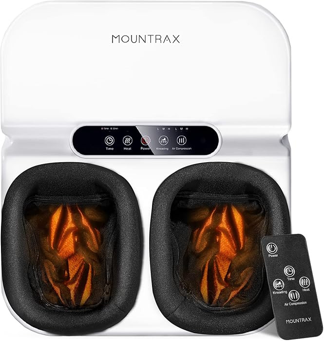 MOUNTRAX Foot Massager with Heat for Neuropathy, 2026 Upgraded, Deep Kneading Shiatsu Foot Massag... | Amazon (US)