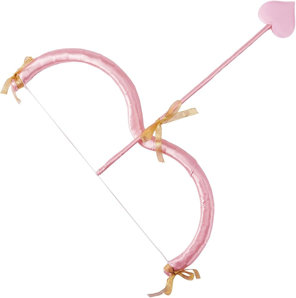 Cupid Bow and Arrow Set Costume Accessories Valentine’s Day Party Gift Cupid Costume Prop for K... | Amazon (US)