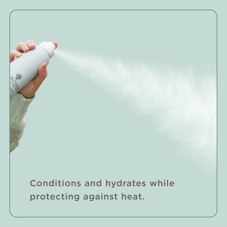Hairitage Heat Protectant Spray for Re-Heat Styling, Up to 450°F, 5 oz - Walmart.com | Walmart (US)