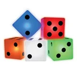 LED Jumbo Dice, Light-Up Game, for All Ages, by MinnARK | Walmart (US)