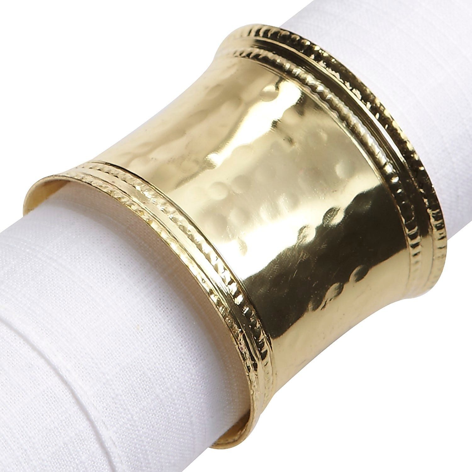 Gold Hammered Napkin Ring | Pier 1 Imports