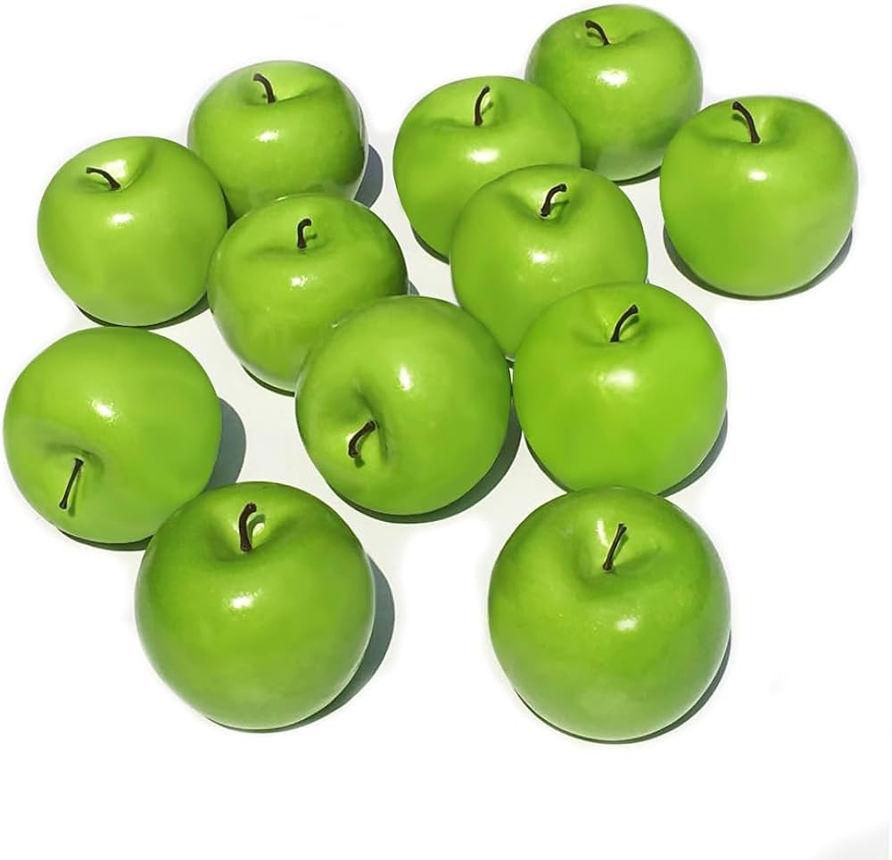COTOSEY Artificial Green Apples Box of 12 | Amazon (US)