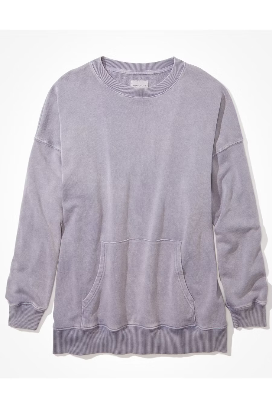 AE Fleece Pocket Crew Neck Sweatshirt | American Eagle Outfitters (US & CA)