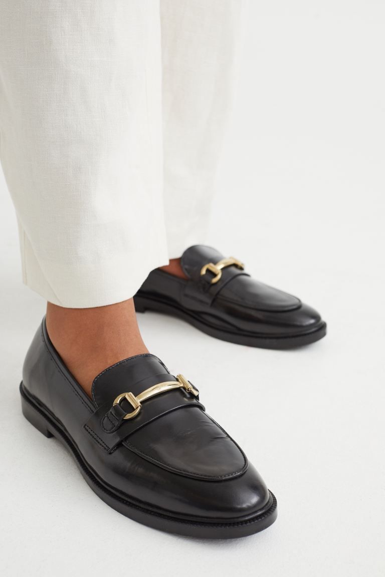 Leren loafers | H&M (DE, AT, CH, NL, FI)