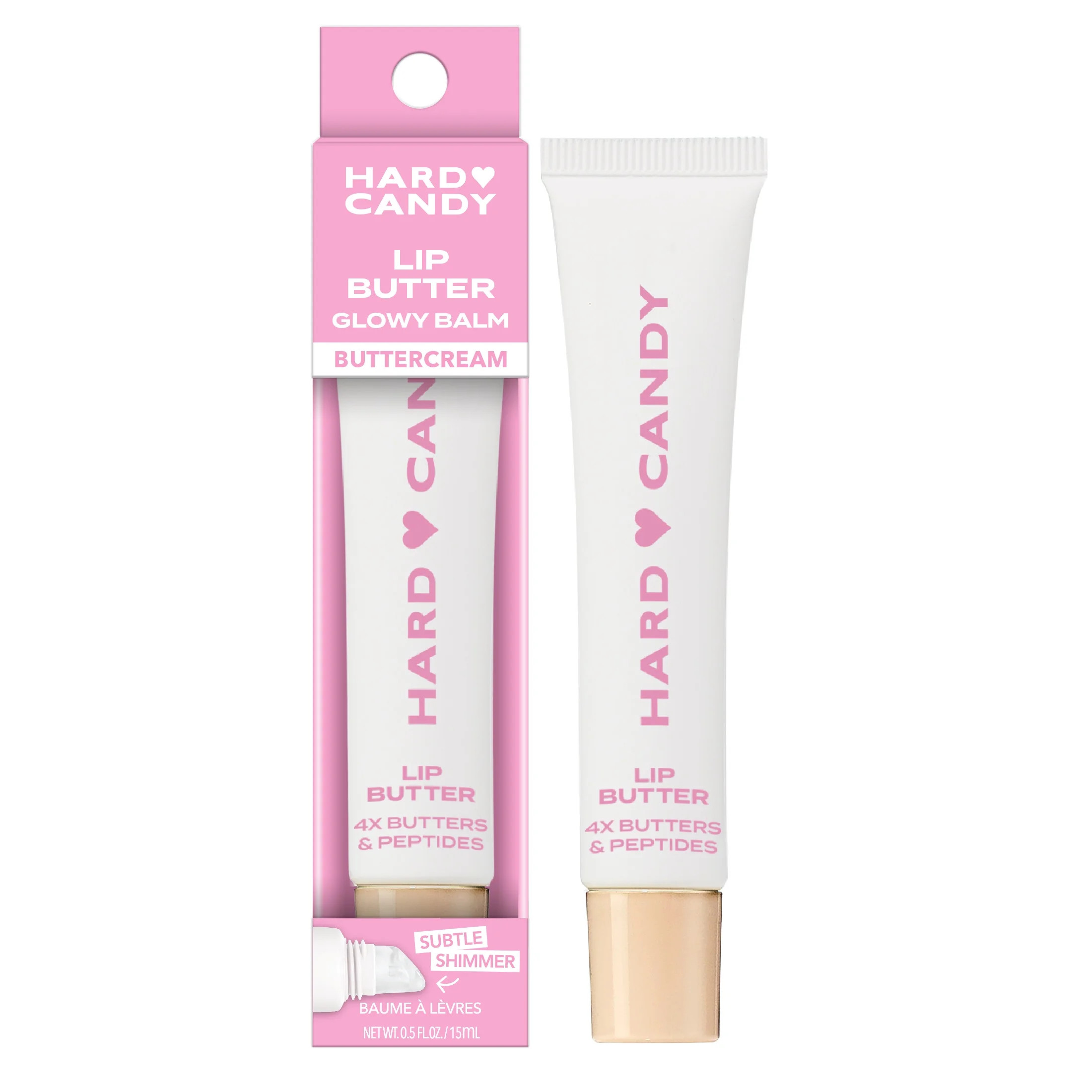 Hard Candy Lip Butter Glowy Balm, Buttercream, Subtle Shimmer, Shine,  Hydration, 15mL Tube - Wal... | Walmart (US)