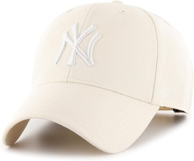 '47 Brand MLB New York Yankees Cap B-MVPSP17WBP-NTC, Mens, Beige/Natural/White, | Amazon (US)