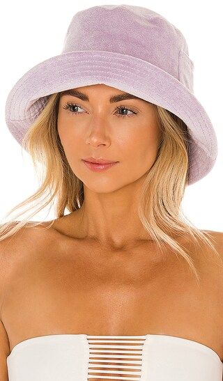 Wave Bucket Hat in Lavender Terry | Revolve Clothing (Global)