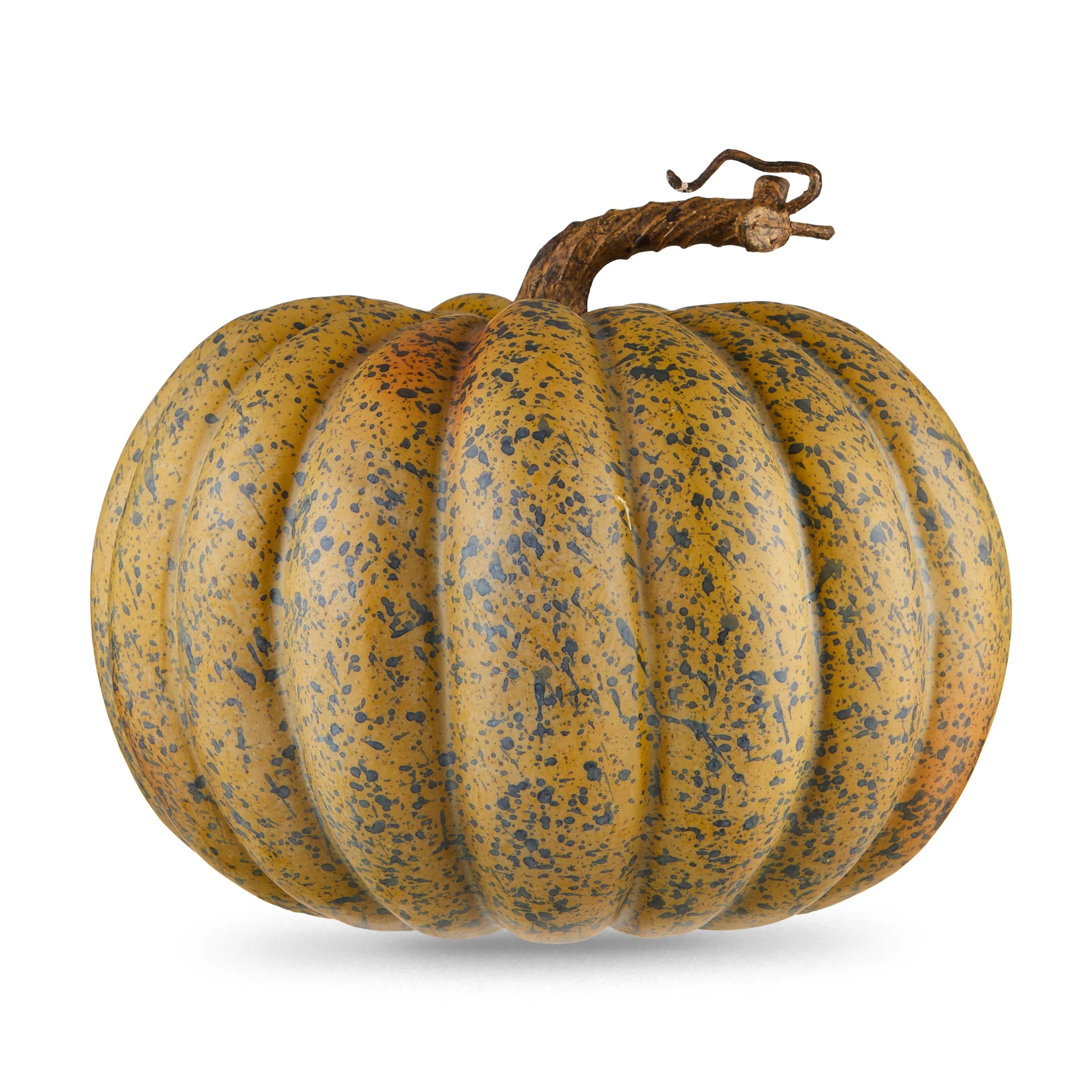 Harvest Speckled Green Foam Pumpkin Decoration, 8 in Dia x 7 in H, Way to Celebrate | Walmart (US)