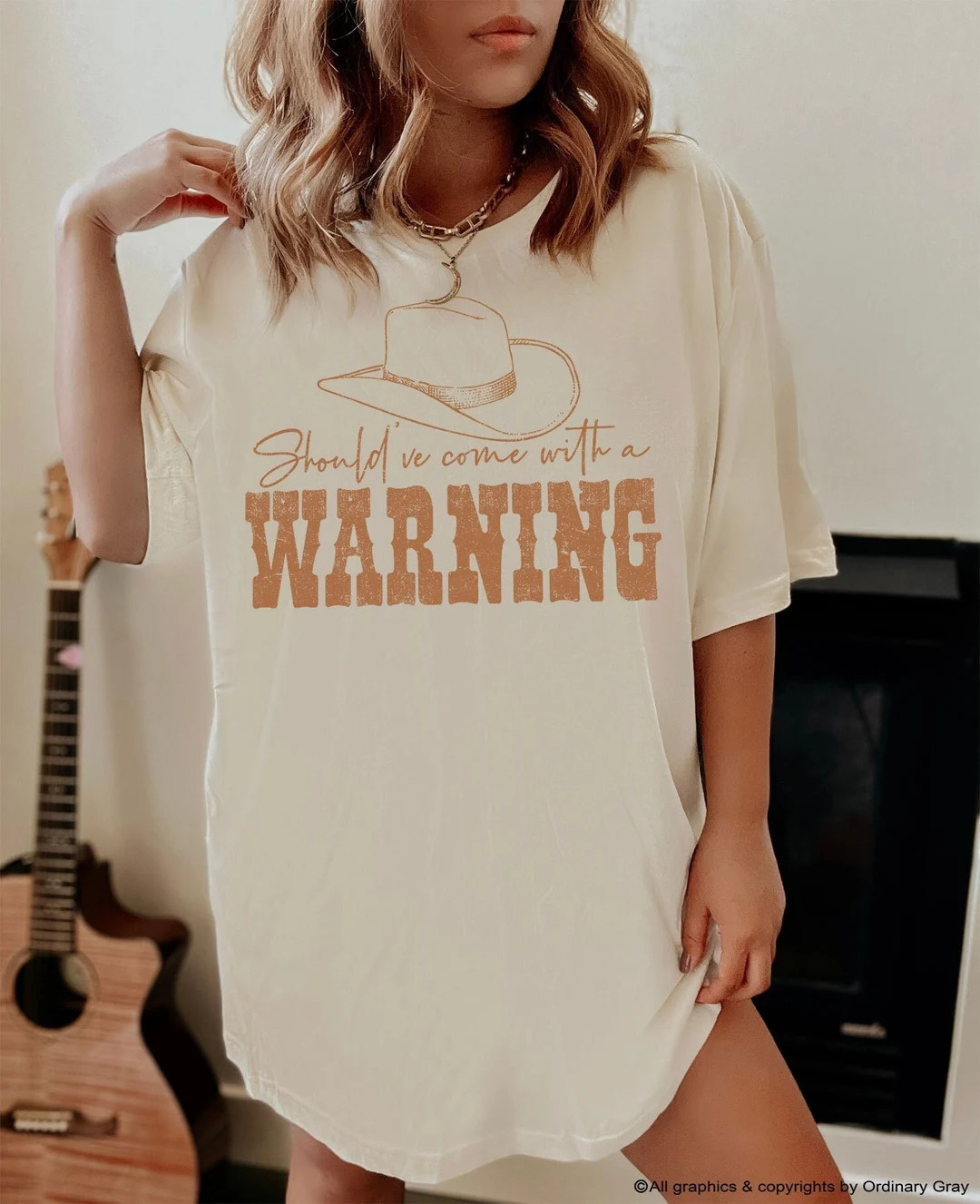 Should've Come With a Warning T-shirt, Country Music Shirt, Southern tee, Music Festival tee, Rod... | Etsy (US)