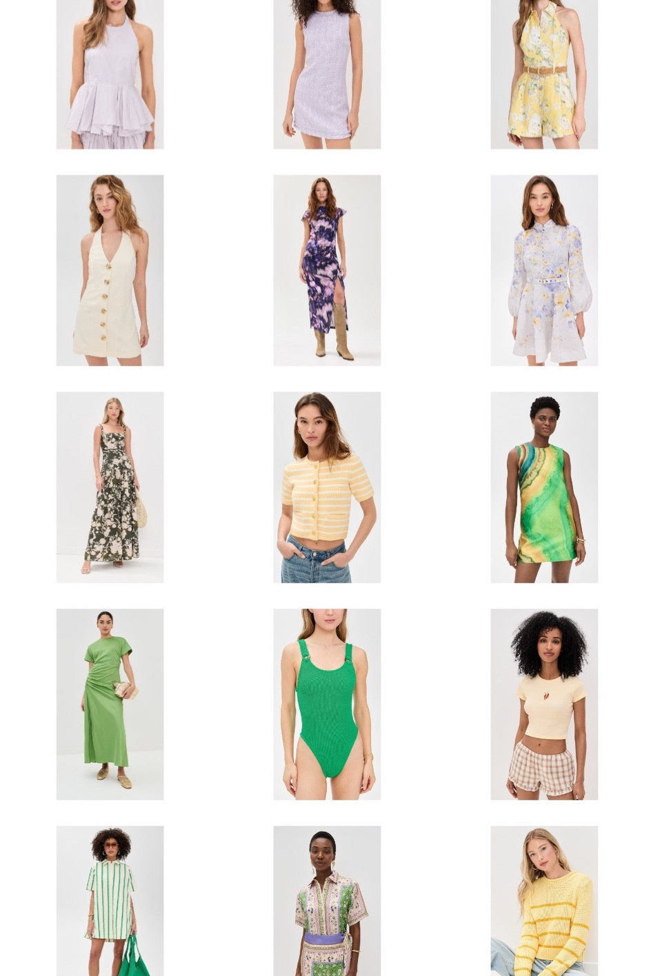 Mardi Gras mambo 💛💜💚 sharing a roundup of my new faves in purple, yellow & green from Shopbop

All three of these colors are big for spring! 

#LTKSeasonal #LTKstyletip