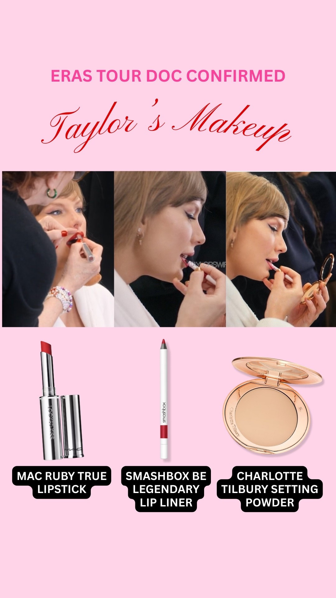 Taylor’s eras tour lip combo and setting powder CONFIRMED!! ✨

#LTKHoliday #LTKBeauty #LTKGiftGuide