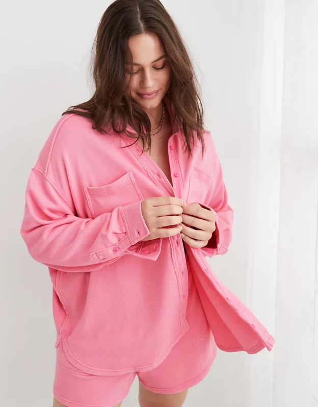 Aerie LumberJane Fleece Shirt | Aerie