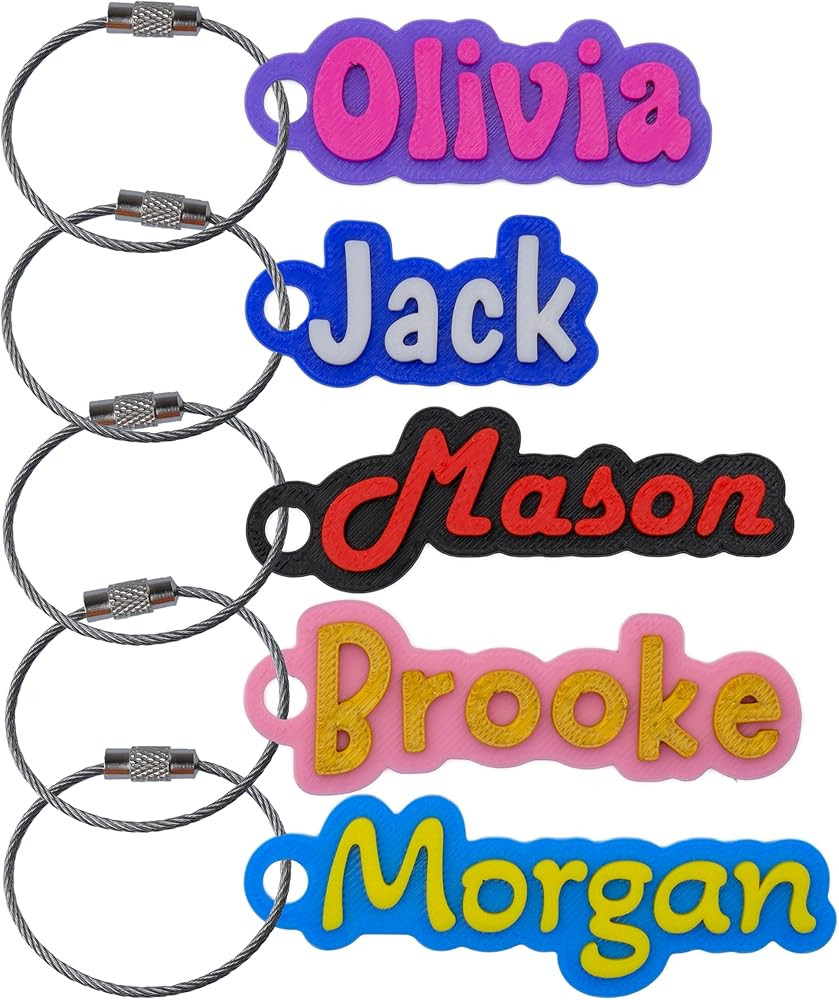 Custom Water Bottle and Bag Name Tag Parentage | Amazon (US)