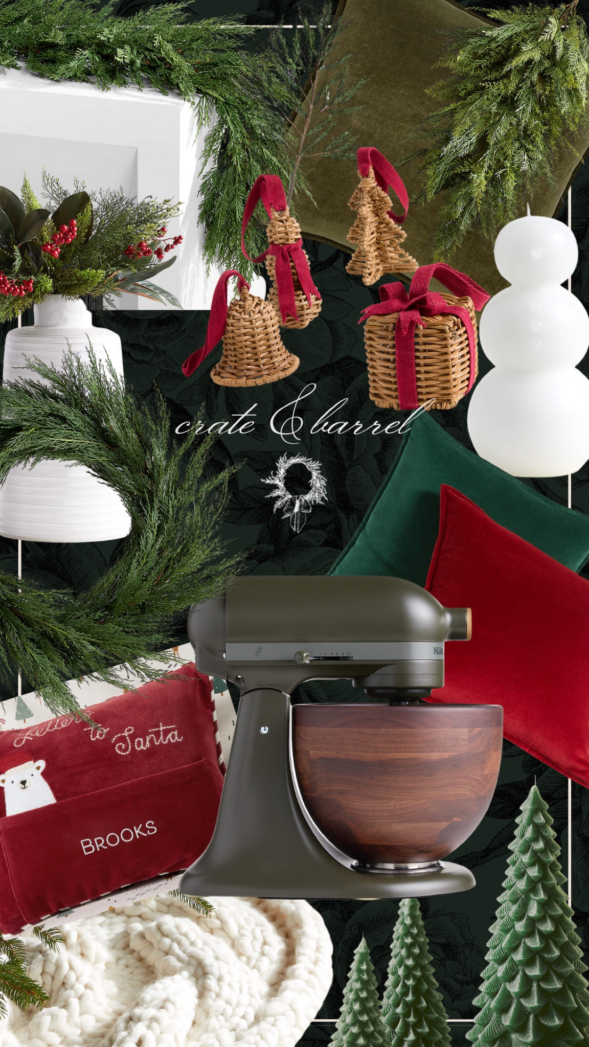 Beautiful Crate and Barrel Holiday ⛄️ 

#LTKHome #LTKHoliday #LTKSeasonal