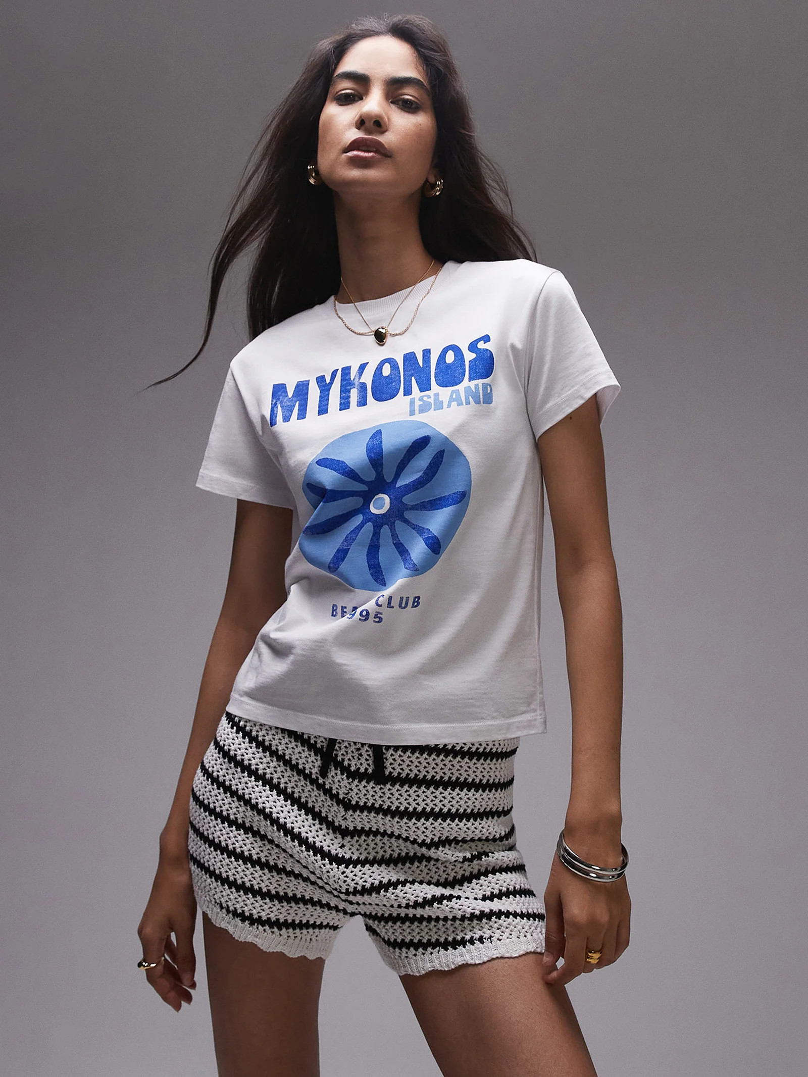 Graphic Mykonos Art Tee | Glue Store (Australia & NZ)