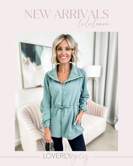 This cinch waist jacket is the perfect layering piece! I am wearing a 4! It comes in two other colors! 

Loverly Grey, lululemon new arrivals

#LTKfitness #LTKstyletip #LTKSeasonal