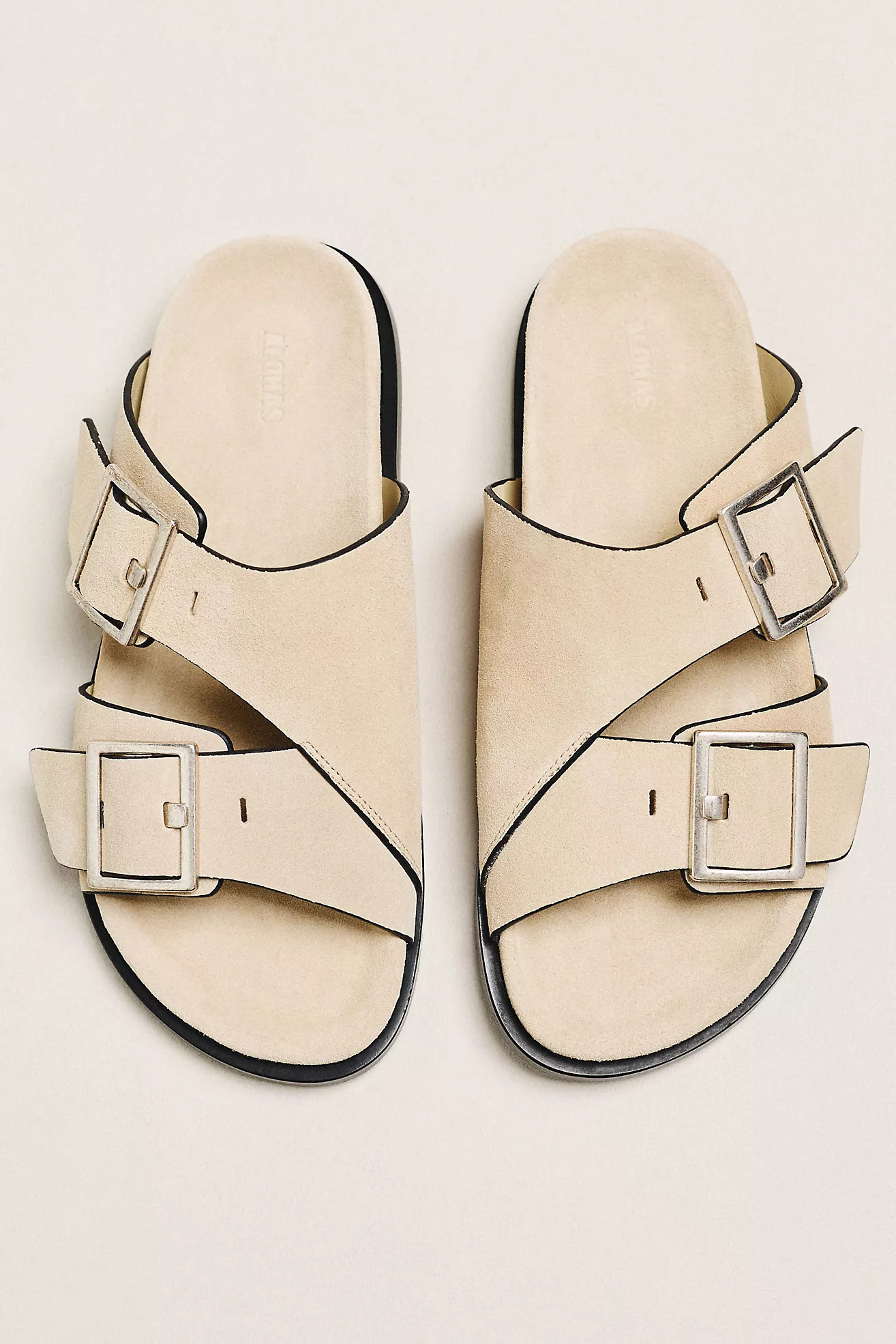 ALOHAS Alba Double Buckle Slide Sandals | Anthropologie (US)