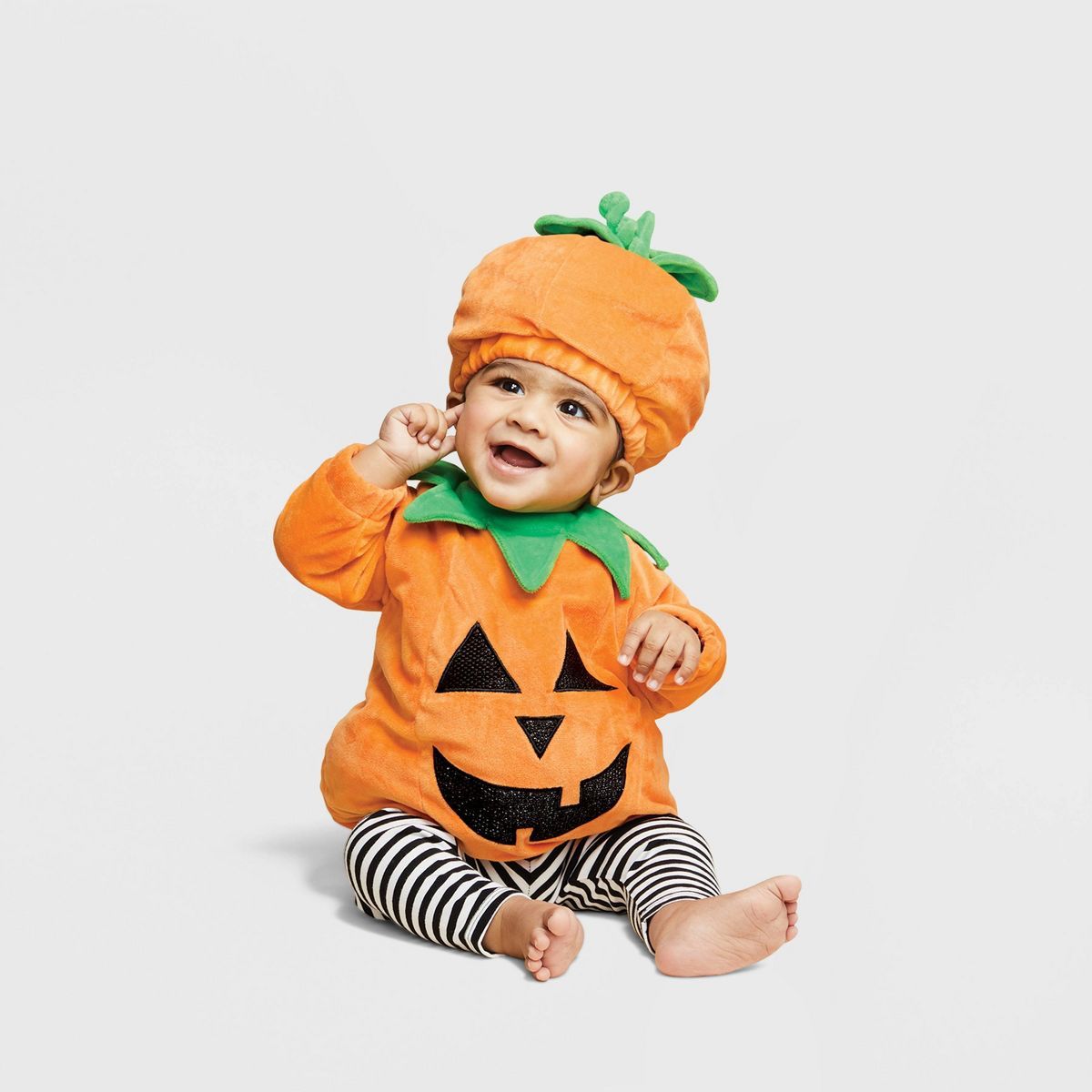 Baby Pumpkin Halloween Costume Pullover Top with Hat - Hyde & EEK! Boutique™ | Target