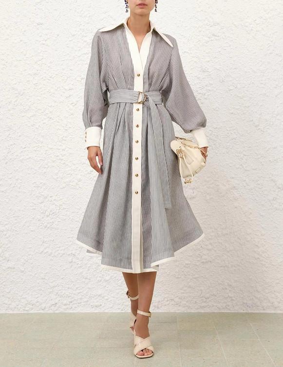 Hypnotic Tuck Midi Dress            
        
            

    
    
    











    

     ... | ZIMMERMANN (US, CA, EU, MENA)