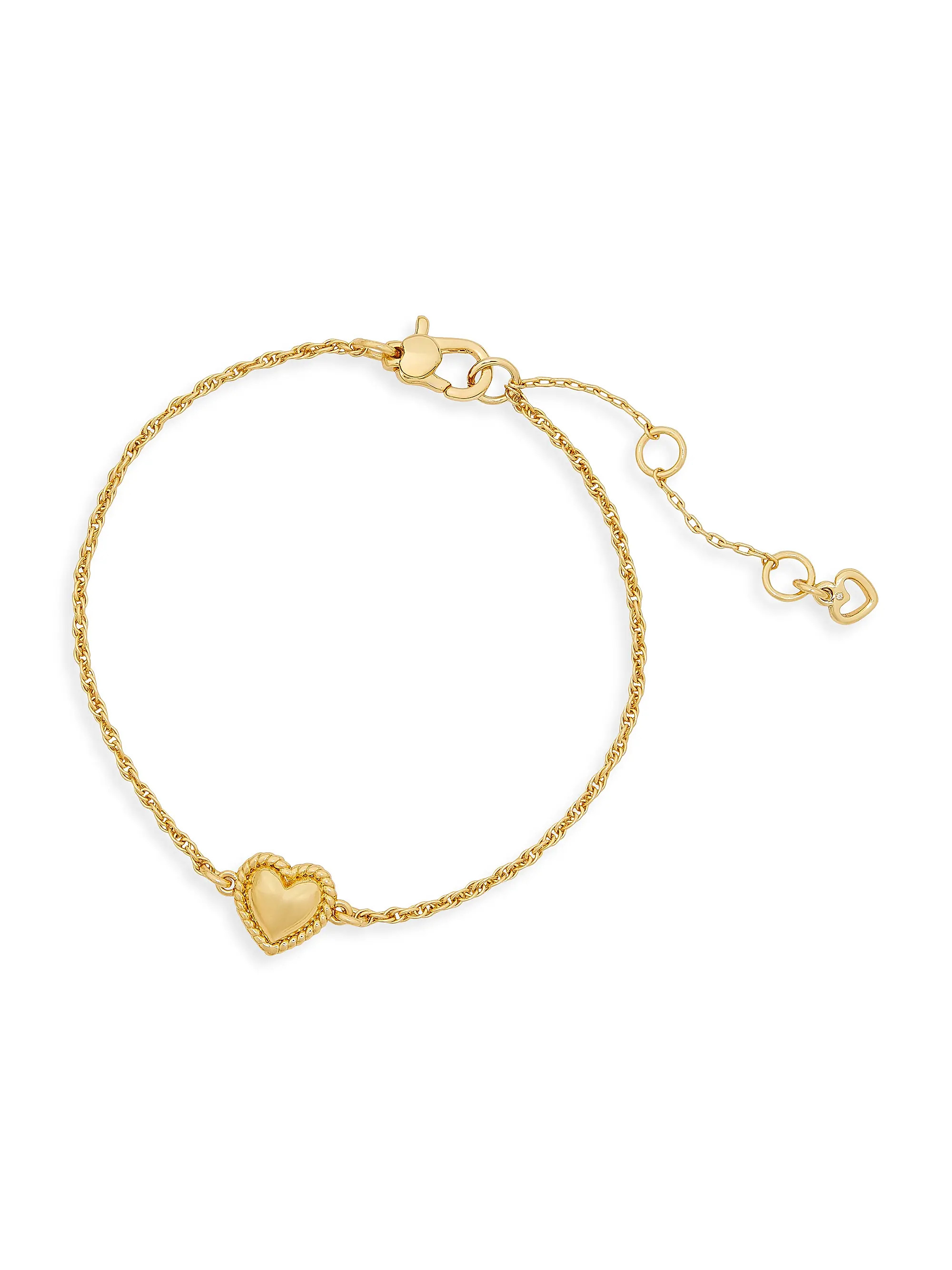 GoldAll Chains & Strandskate spade new yorkGoldtone Heart Bracelet$68
            
          Free... | Saks Fifth Avenue