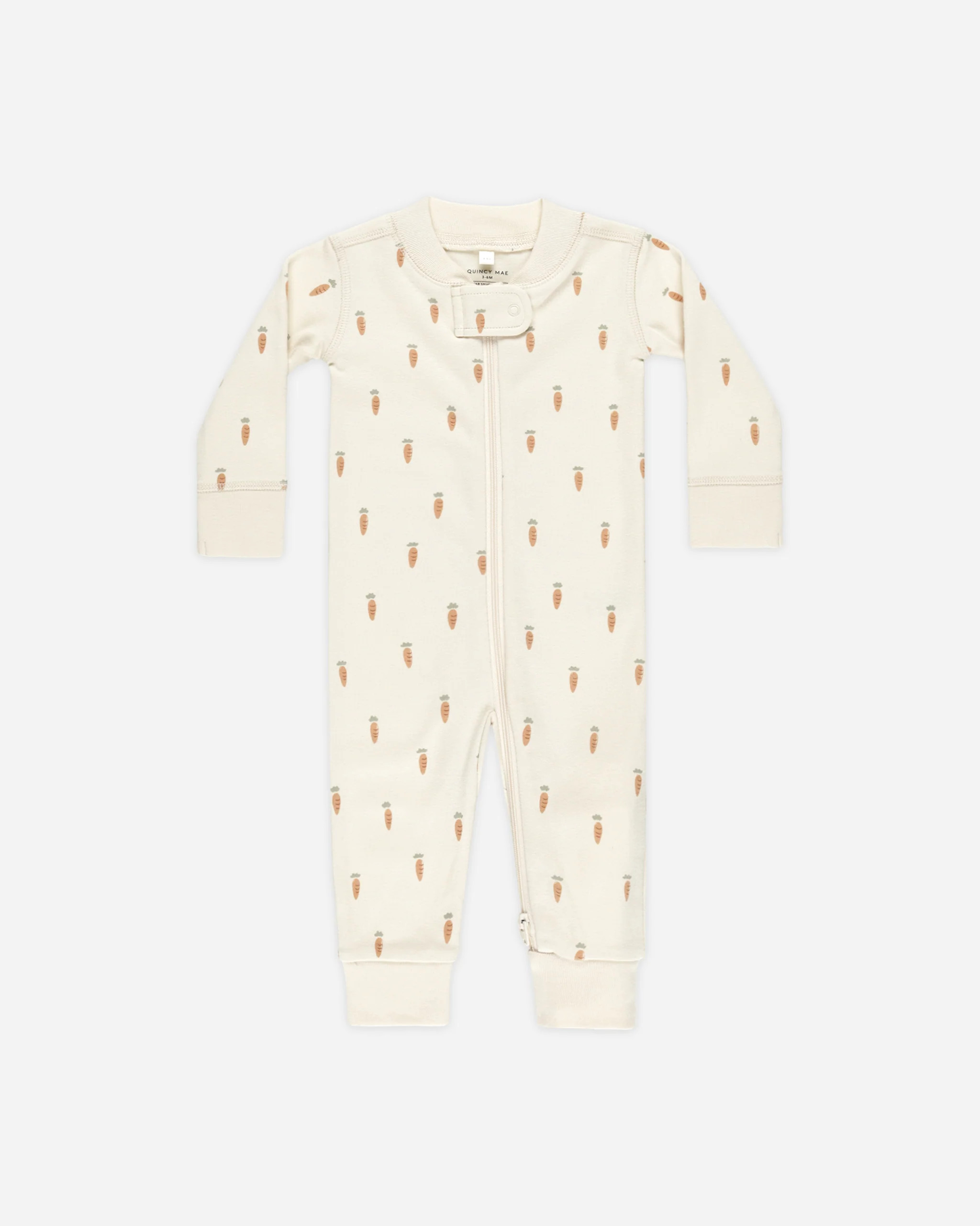 Zip Longsleeve Sleeper || Carrots | Rylee + Cru