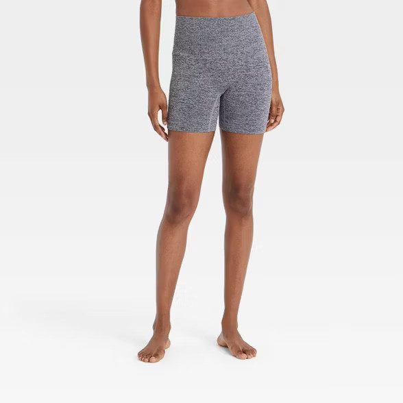 Women's Seamless Ribbed Lounge Bike Shorts - Colsie™ | Target
