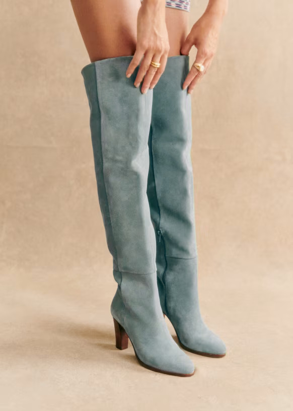 Anaelle Thigh High Boots | Sezane Paris