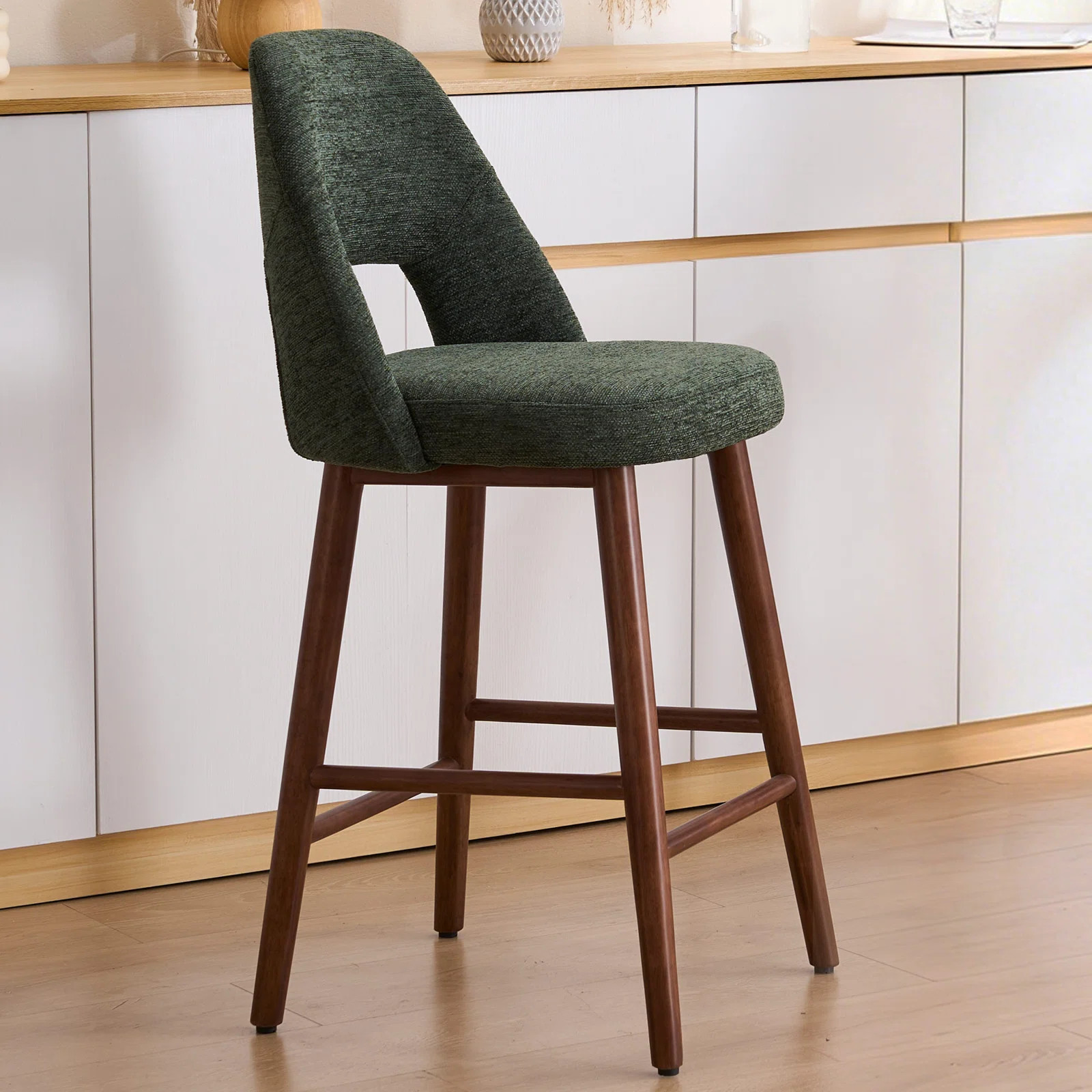 Joss & Main Ryden Upholstered Counter Stool & Reviews | Joss & Main | Joss & Main
