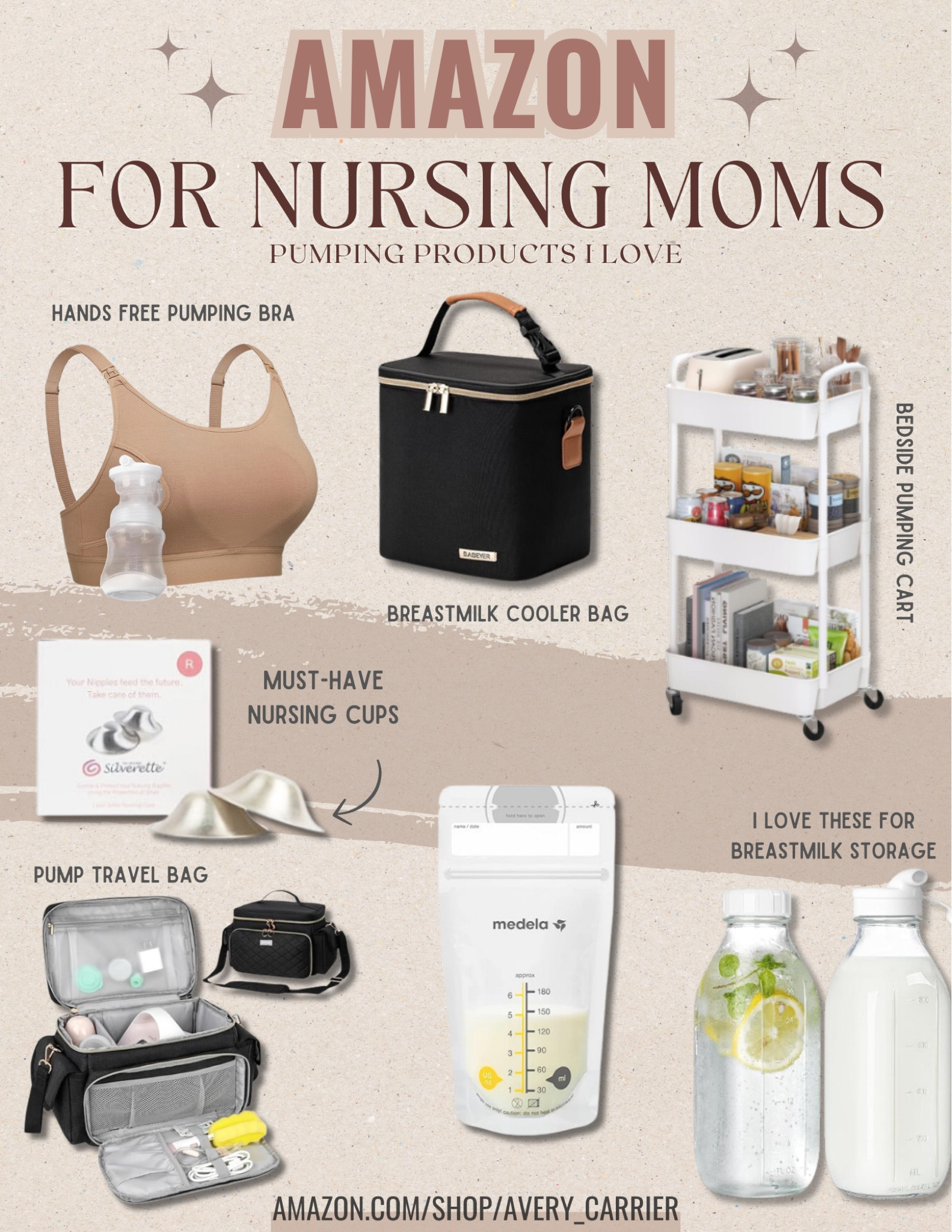 Nursing / breastfeeding mom must haves from Amazon. These items are great for travel, & pumping at home! I have + use all of these mom faves 🖤

#LTKBump #LTKBaby #LTKTravel