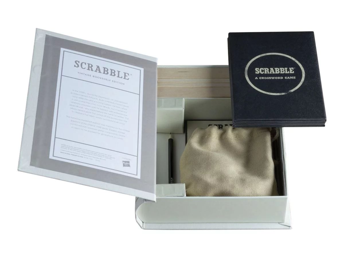 Scrabble Game Linen Book Vintage Edition | Walmart (US)