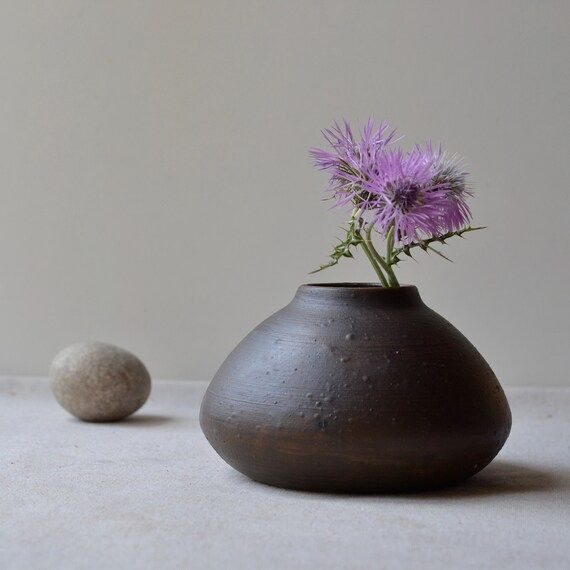 Rustic Ikebana Vase  Mixed Recycled Clays porcelain | Etsy | Etsy (US)